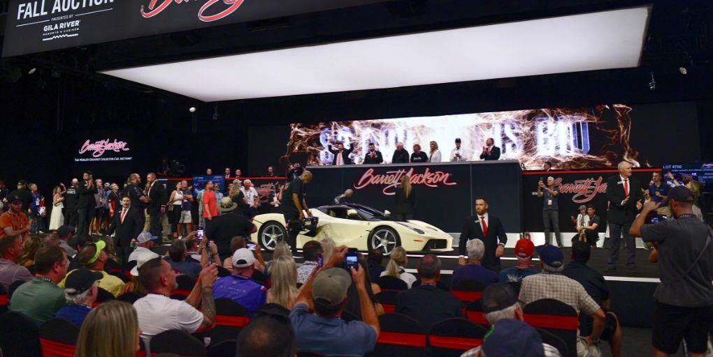 BarrettJackson Recap Sammy Hagar's LaFerrari Sets New Auction World