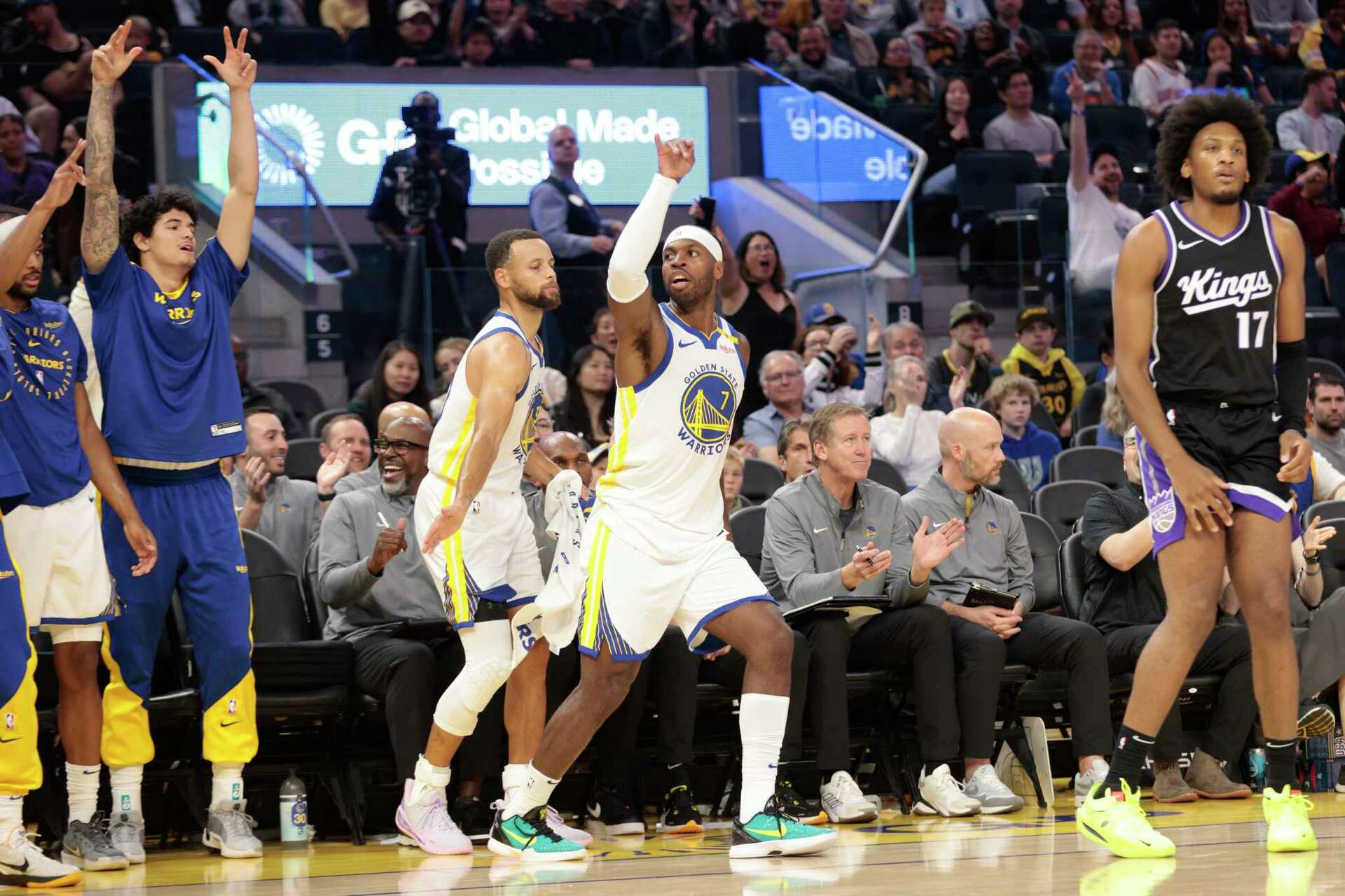 Will Buddy Hield be Warriors’ sixth man? Kerr says he ‘looks the part’