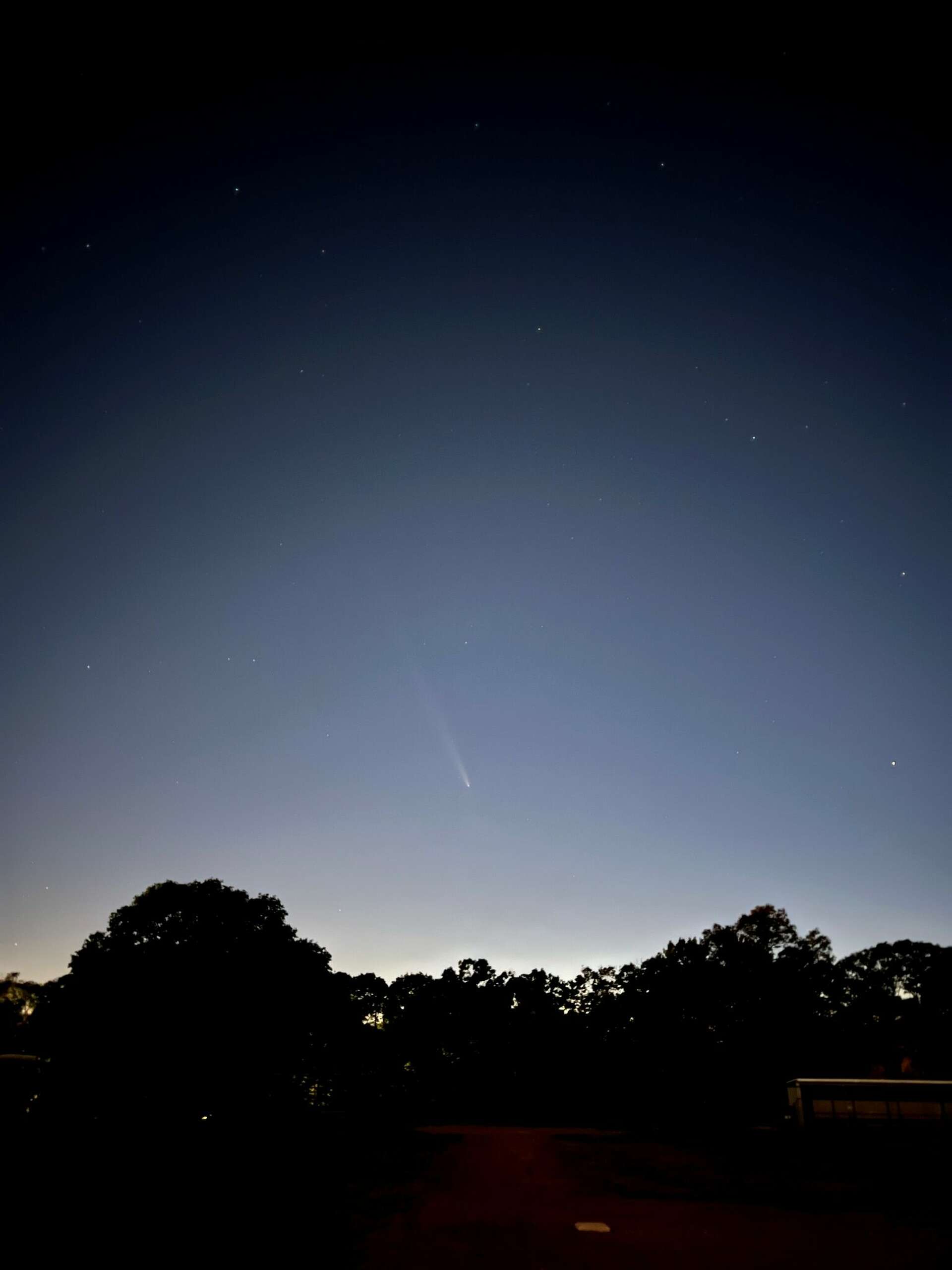 Photos: Comet visible in Connecticut skies Tuesday night