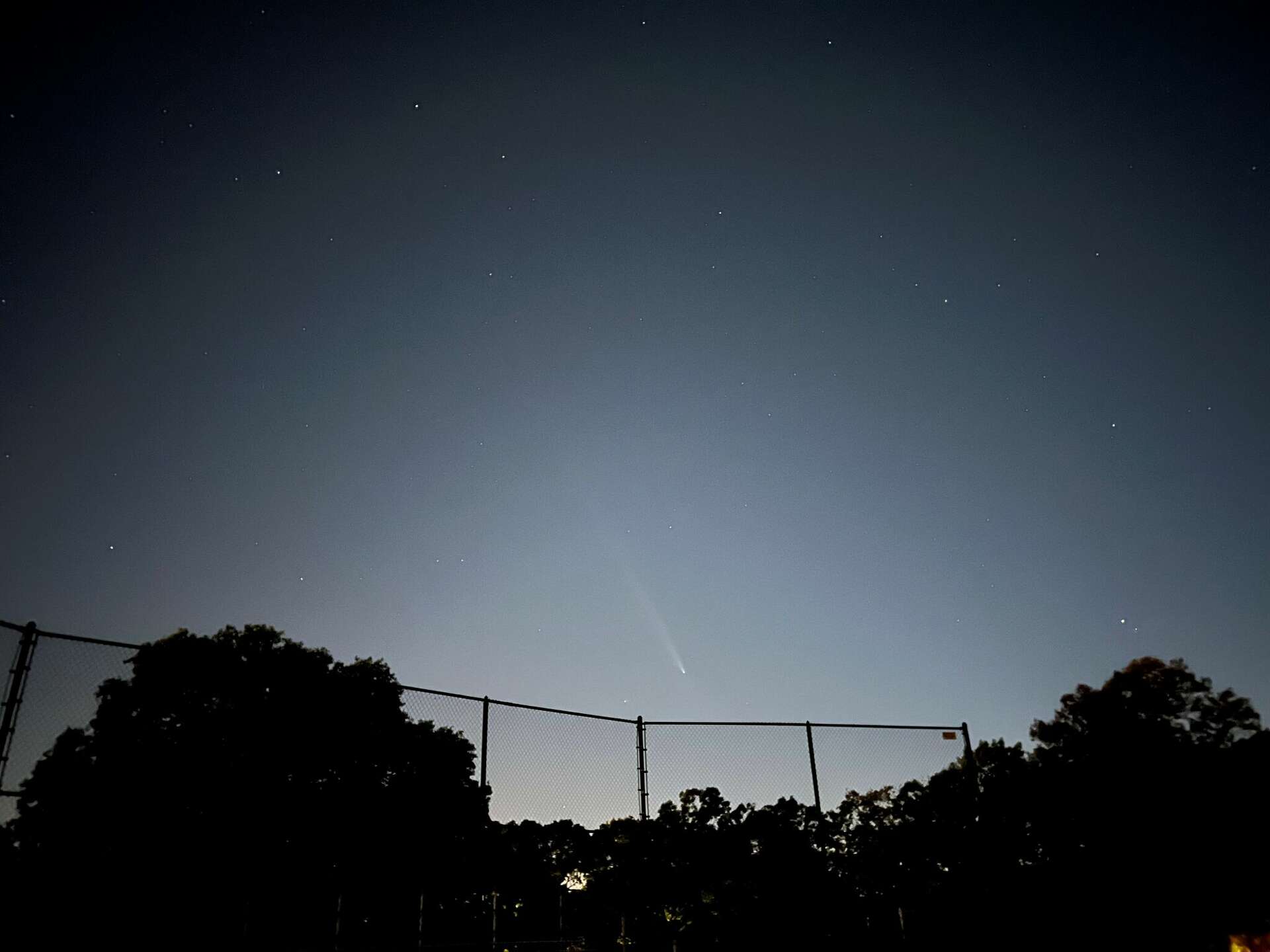 Photos: Comet visible in Connecticut skies Tuesday night
