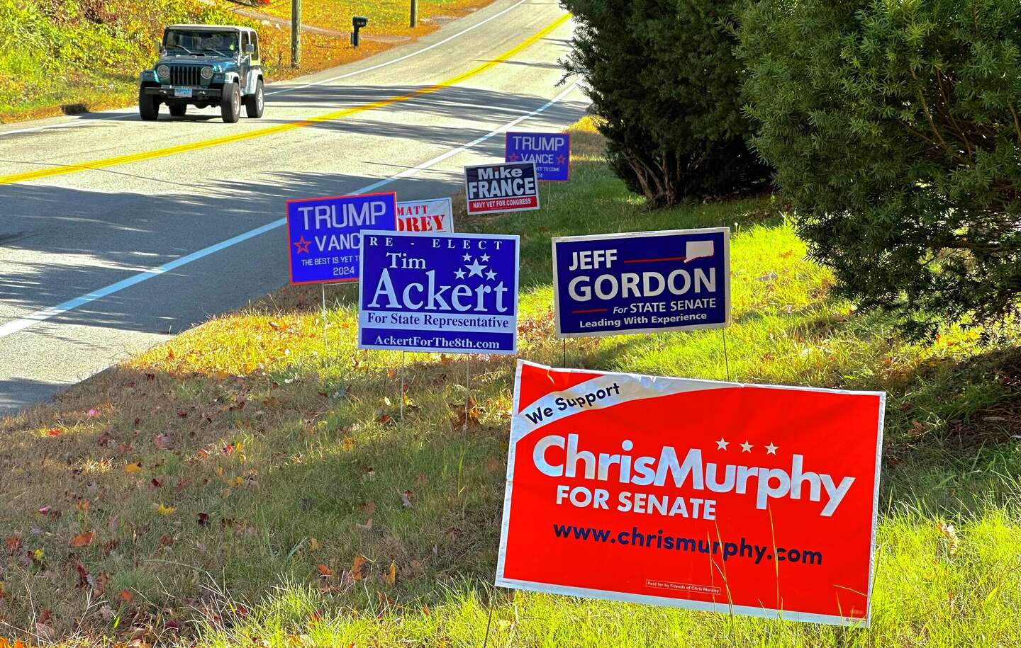 This rural CT town swung from Trump to a strong Biden backer