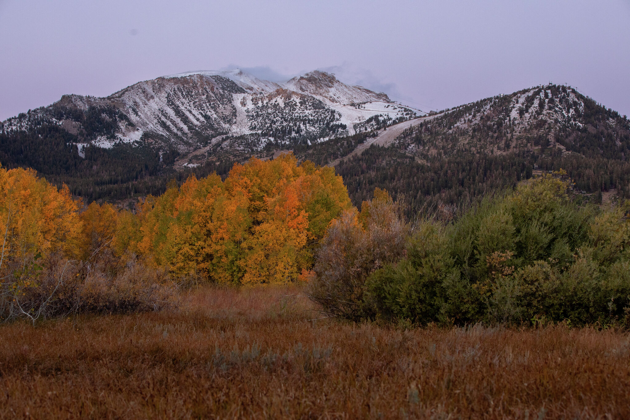 Snow falls in parts of Northern California as winter season approaches