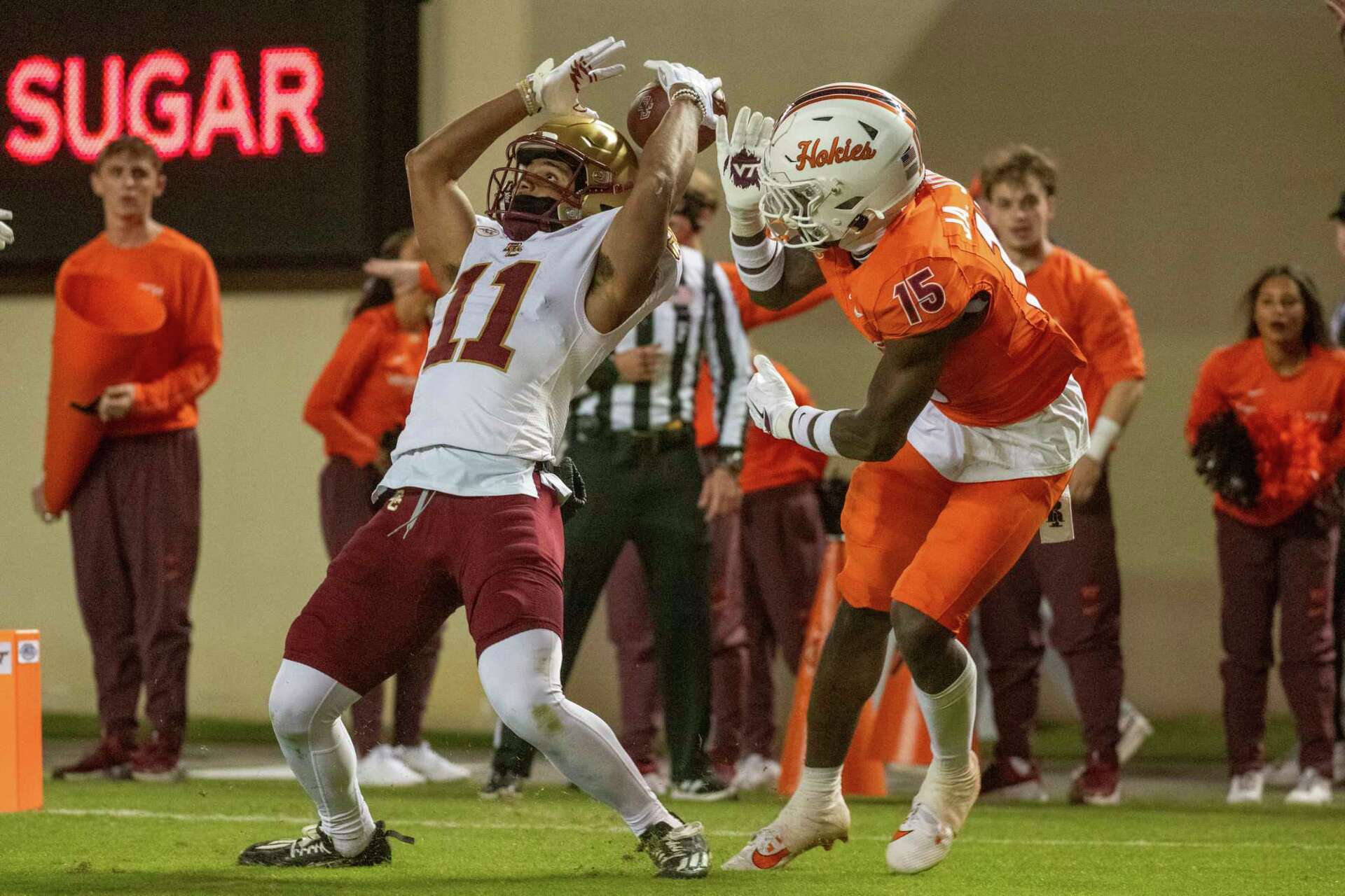 Tuten's Record Night Carries Virginia Tech To 42-21 Win Over Boston College