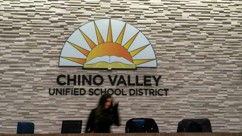 Sonja Shaw, president of the Chino Valley Unified School District, during a board meeting in Chino, California on Thursday, September 19, 2024.