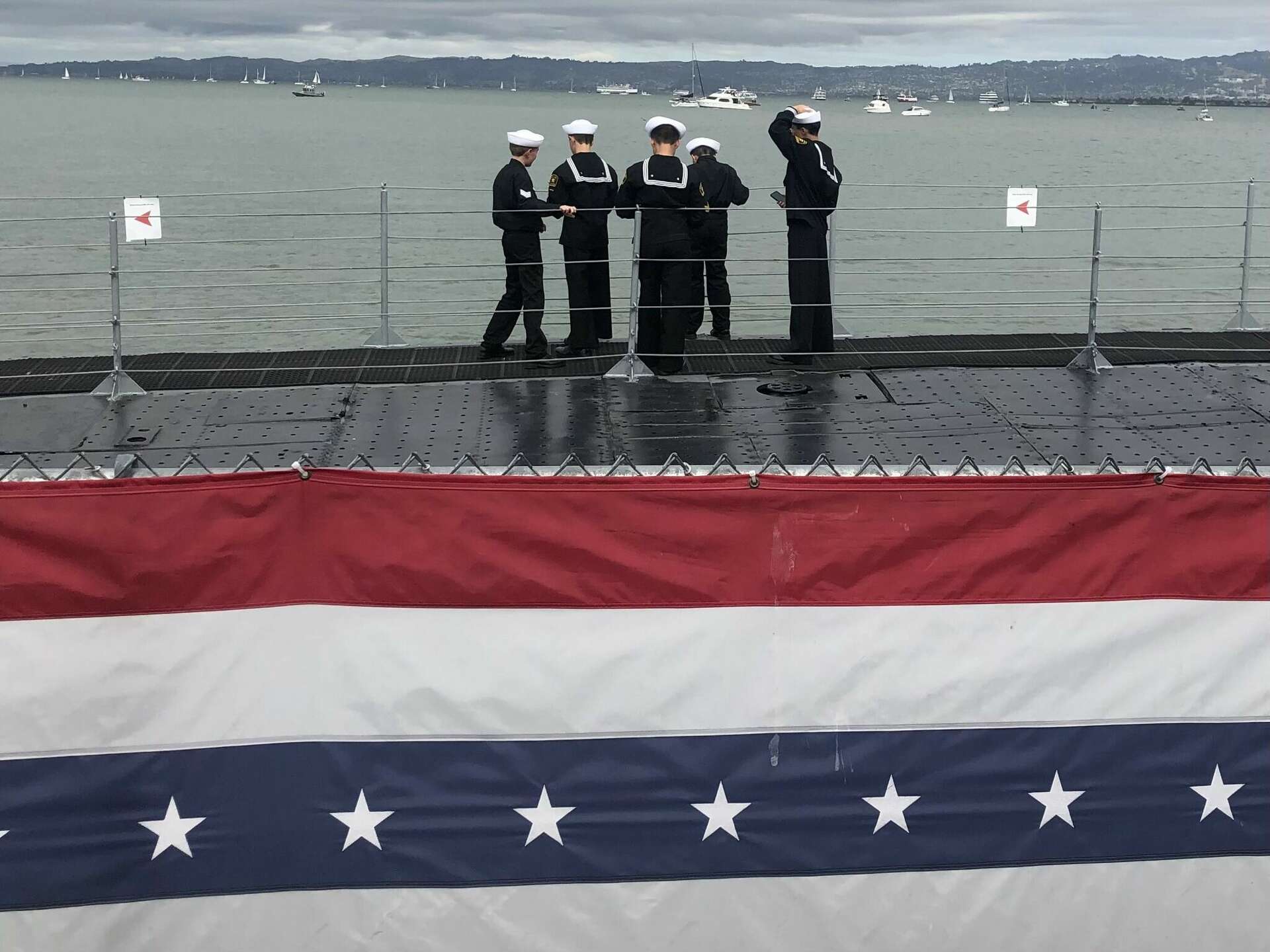 Some of the biggest stars of Fleet Week were the smallest, youngest