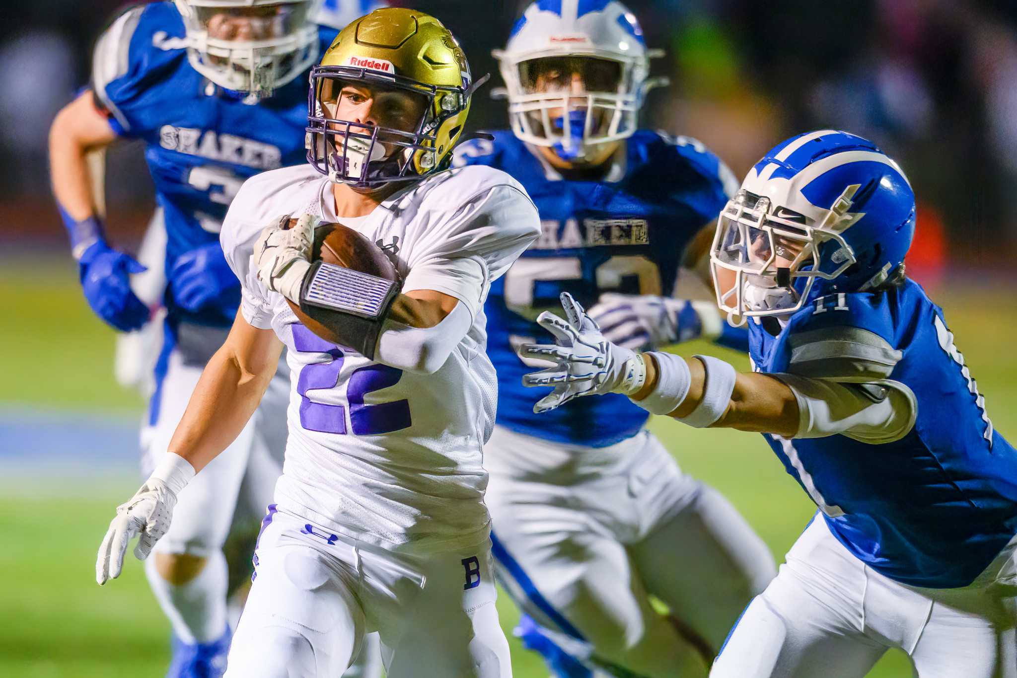 CBA manages to run past Shaker to secure huge Class AA football win