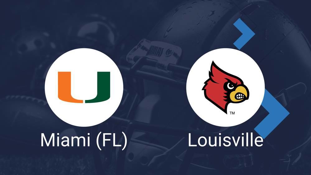 Miami (FL) vs. Louisville Live Stream and TV Channel Oct. 19