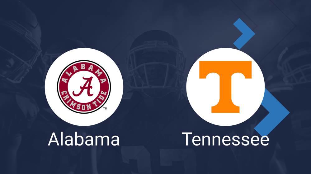 Alabama Vs. Tennessee Live Stream And TV Channel - Oct. 19