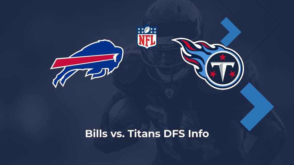 Bills vs. Titans DFS Week 7 Projections, Values, Picks