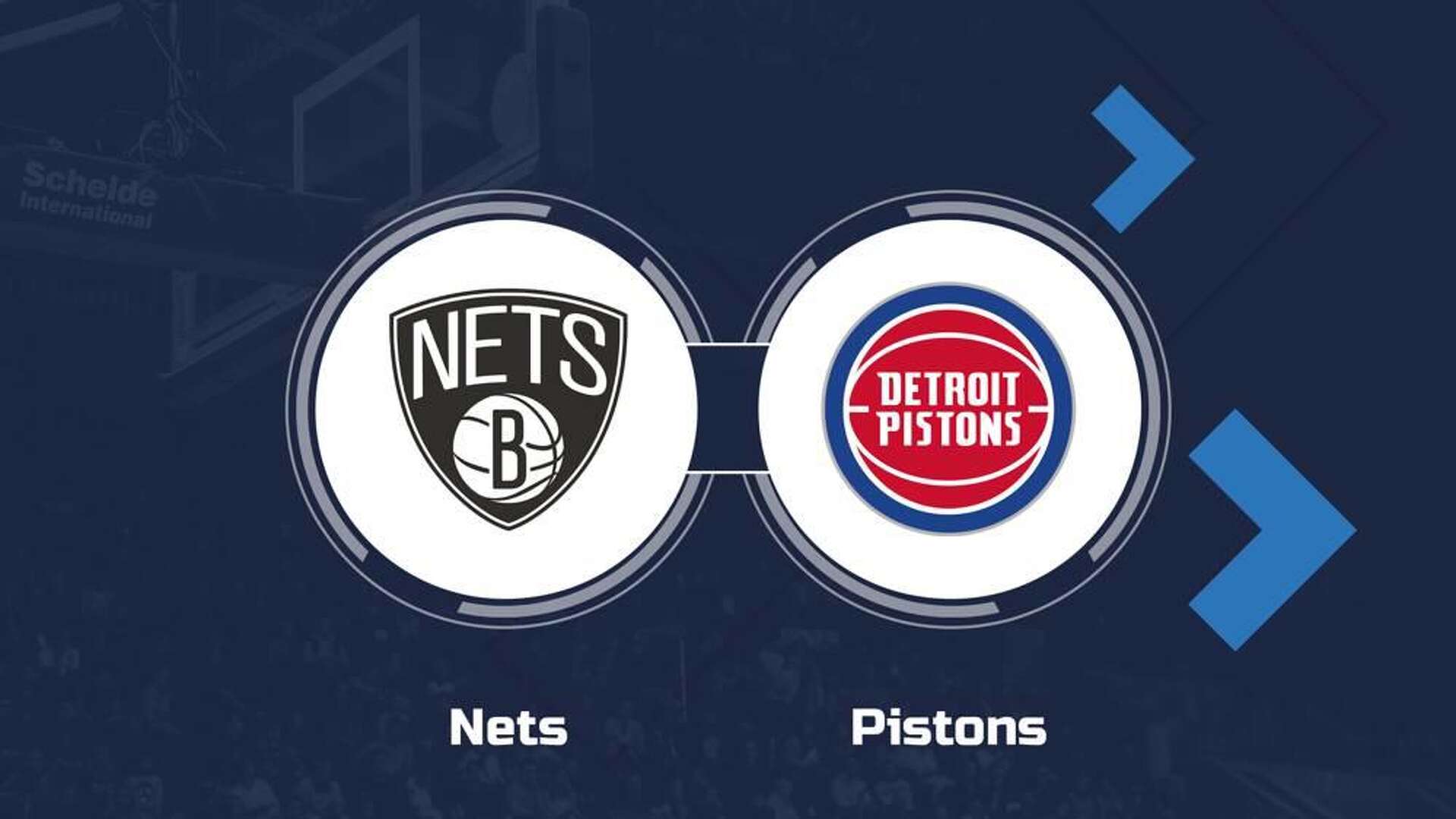 Buy tickets for Pistons vs. Nets on November 3