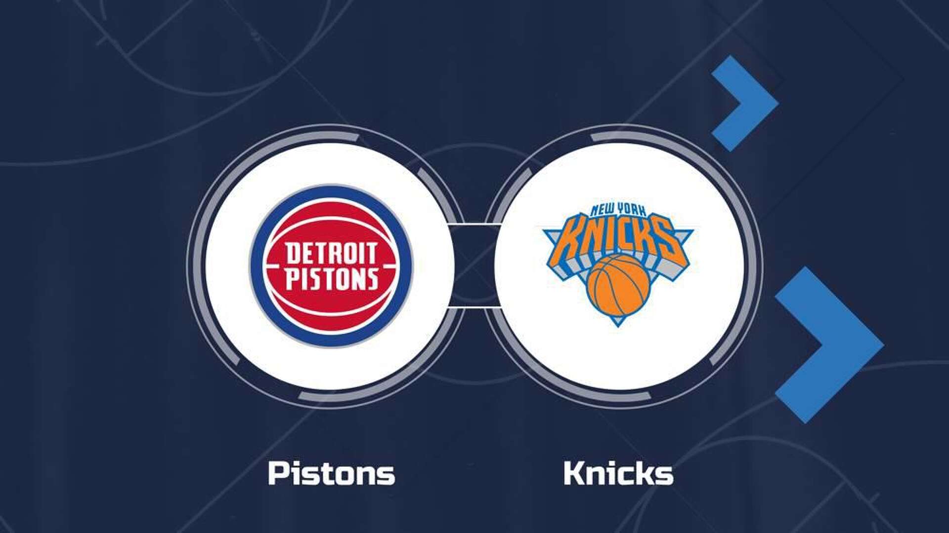 Buy tickets for Pistons vs. Knicks on November 1
