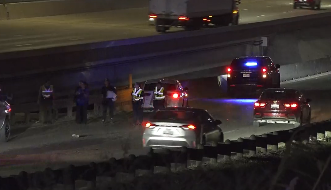 Man dead after hit by vehicle on access road in San Antonio