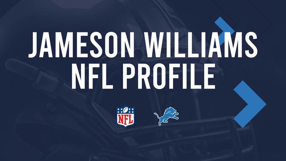 Jameson Williams Lions WR Stats, Game Log, Injury News
