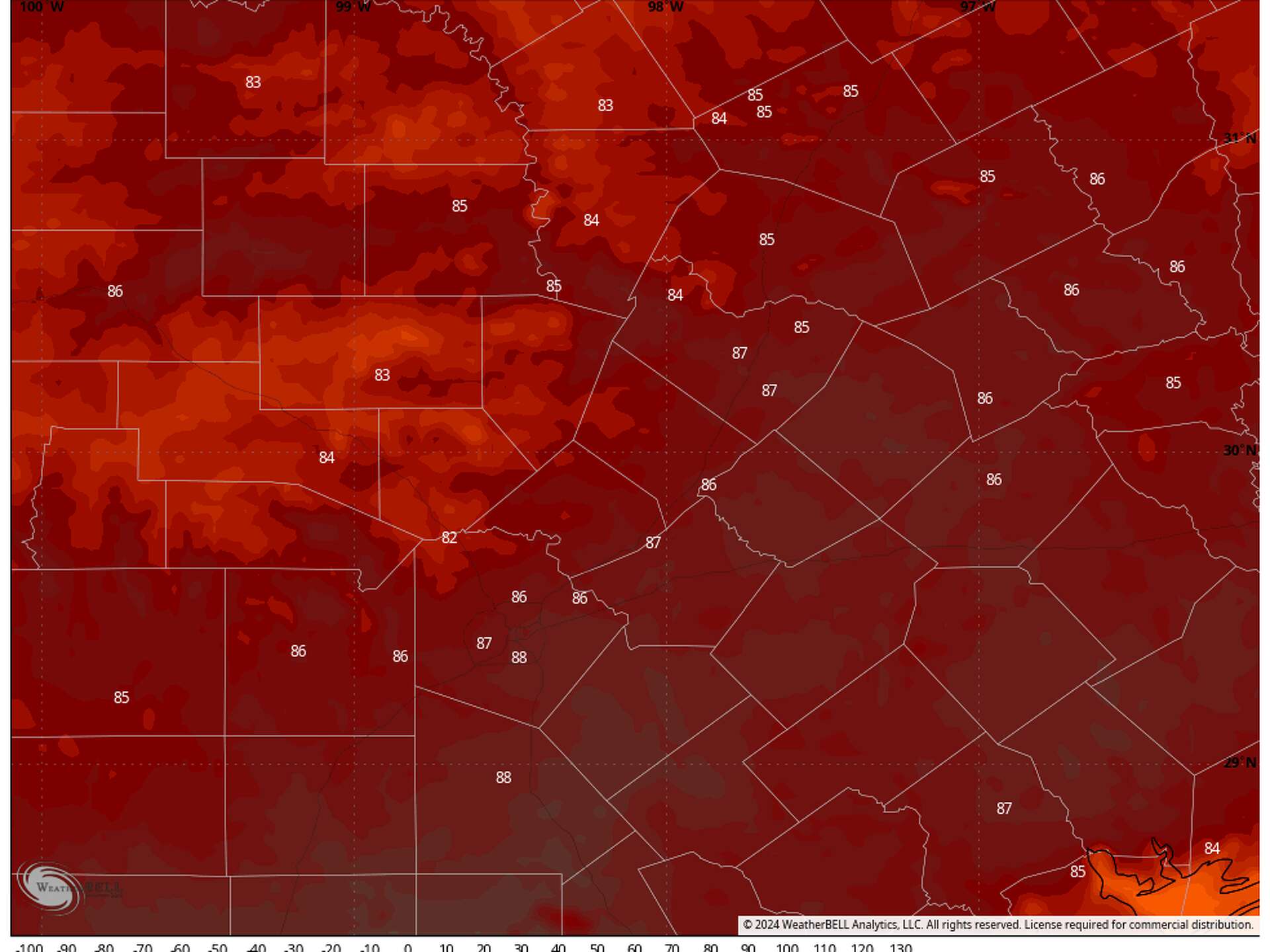 San Antonio temps climb this week as high pressure dominates