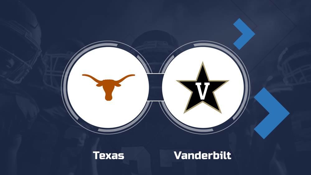 Texas vs. Vanderbilt Football Tickets, How to Watch Info Oct. 26