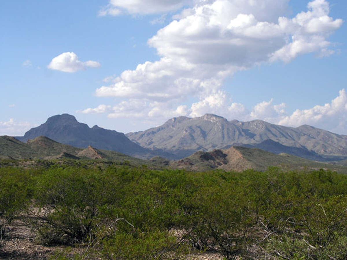 This Oct. 10, 2007 file photo provided by Betty Alex shows the Christmas Mountains in far West Texas. Land Commissioner Jerry Patterson says he will sell the Christmas Mountains in West Texas to a private bidder or even lease it for bow hunting, but will not transfer control to the National Park Service if hunting won't be permitted.