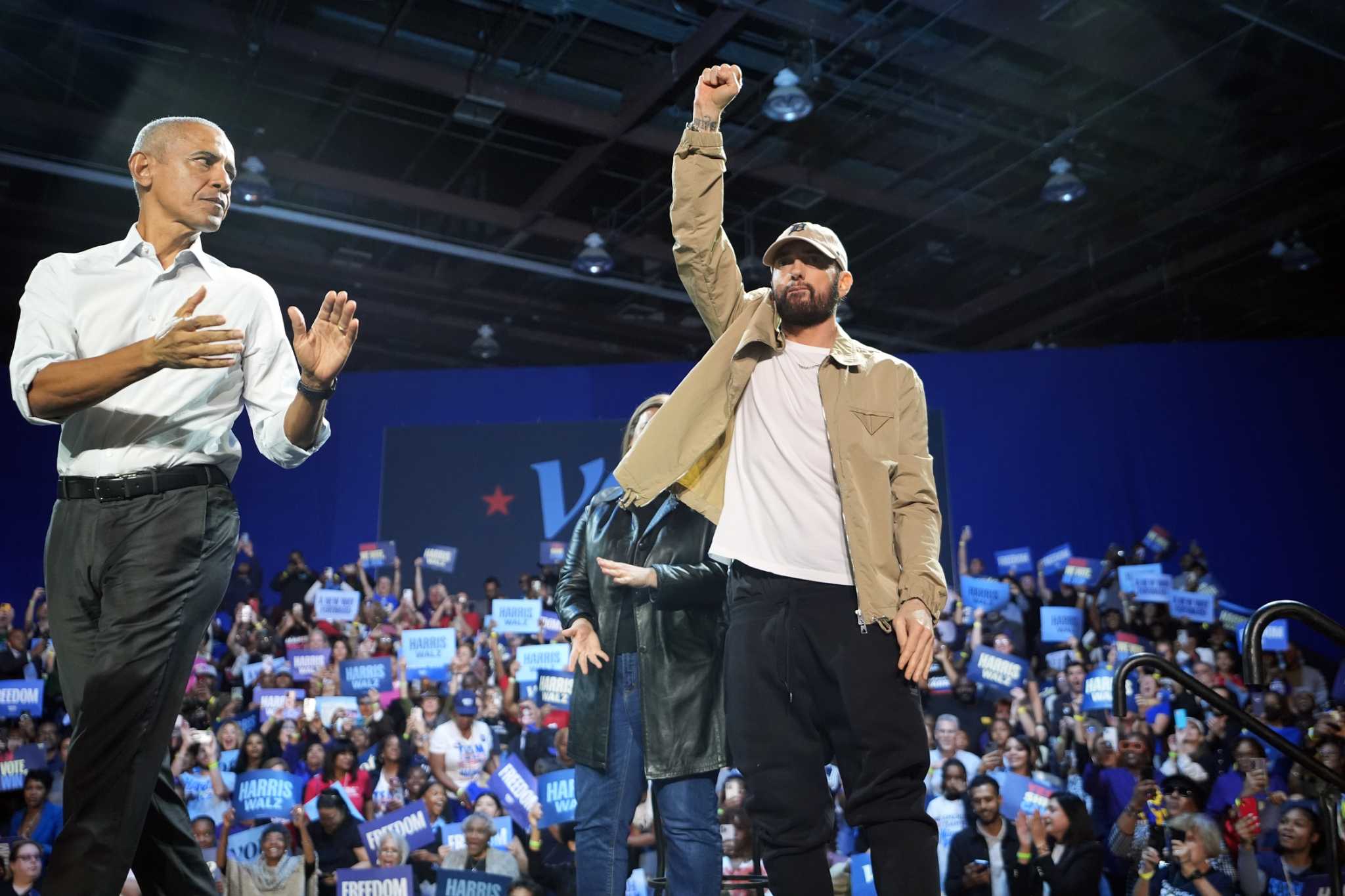 Kamala harris rally detroit