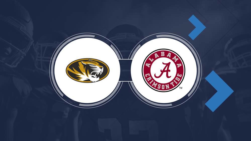 Missouri vs. Alabama Preview, Stats, How to Watch Oct. 26