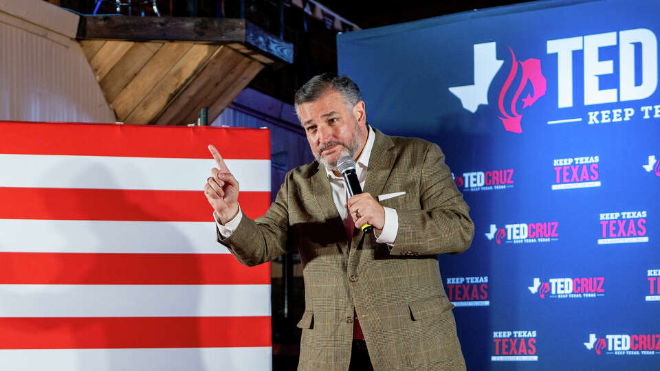 COLLEGE STATION, TEXAS - OCTOBER 18: U.S. Sen. Ted Cruz (R-TX) speaks during a bus tour campaign rally at the Shiner Park venue on October 18, 2024 in College Station, Texas. With less than 20 days to go, Cruz continues facing off against Democratic Senate candidate U.S. Rep. Colin Allred in a tightening race ahead of the November 5 general election. (Photo by Brandon Bell/Getty Images)