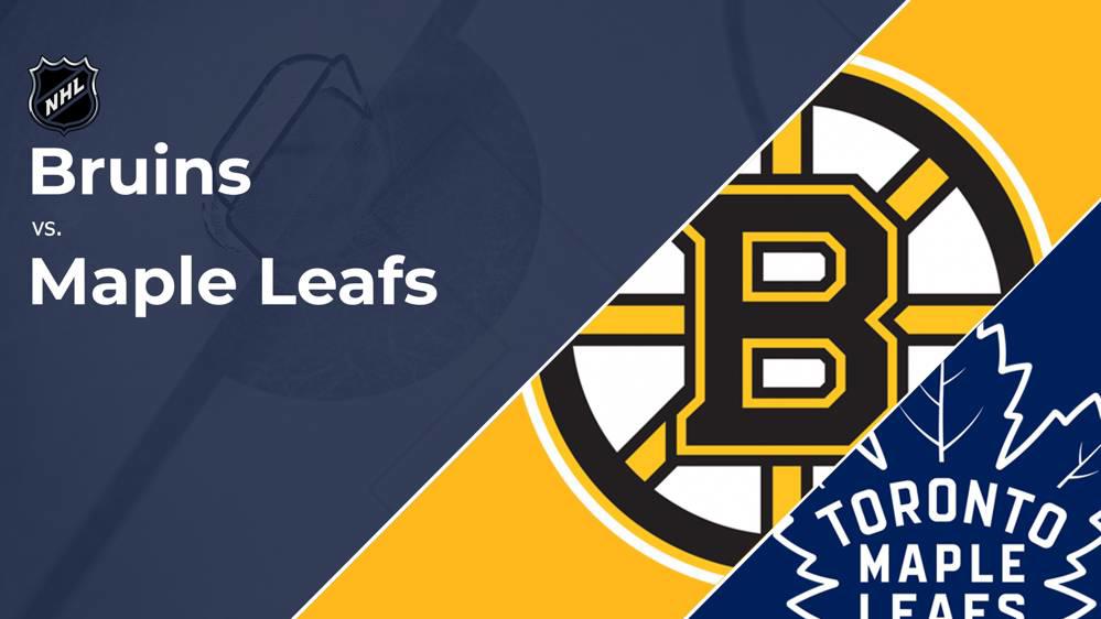 Live Stream & TV Channel for Bruins vs. Maple Leafs, Oct. 26