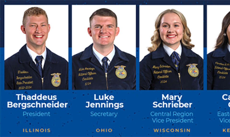 Thaddeus Bergschneider becomes National FFA president