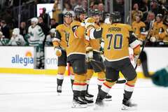 Howden Scores Twice As Golden Knights Win 7-3 And Hand Sharks Ninth ...