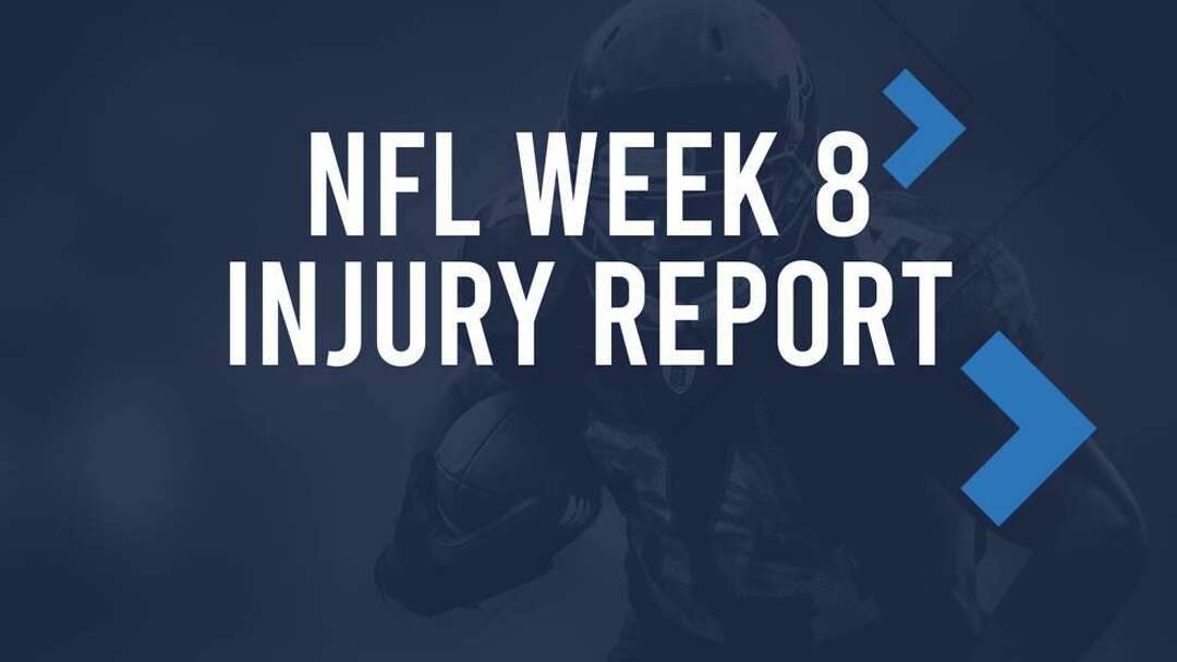 NFL Injury Report Week 8