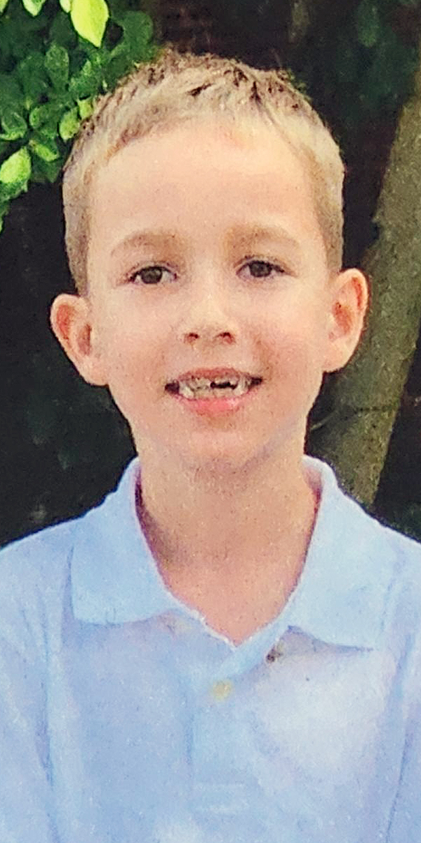 Maxwell Ricard Maxwell Richard Johnson celebrating his eighth birthday