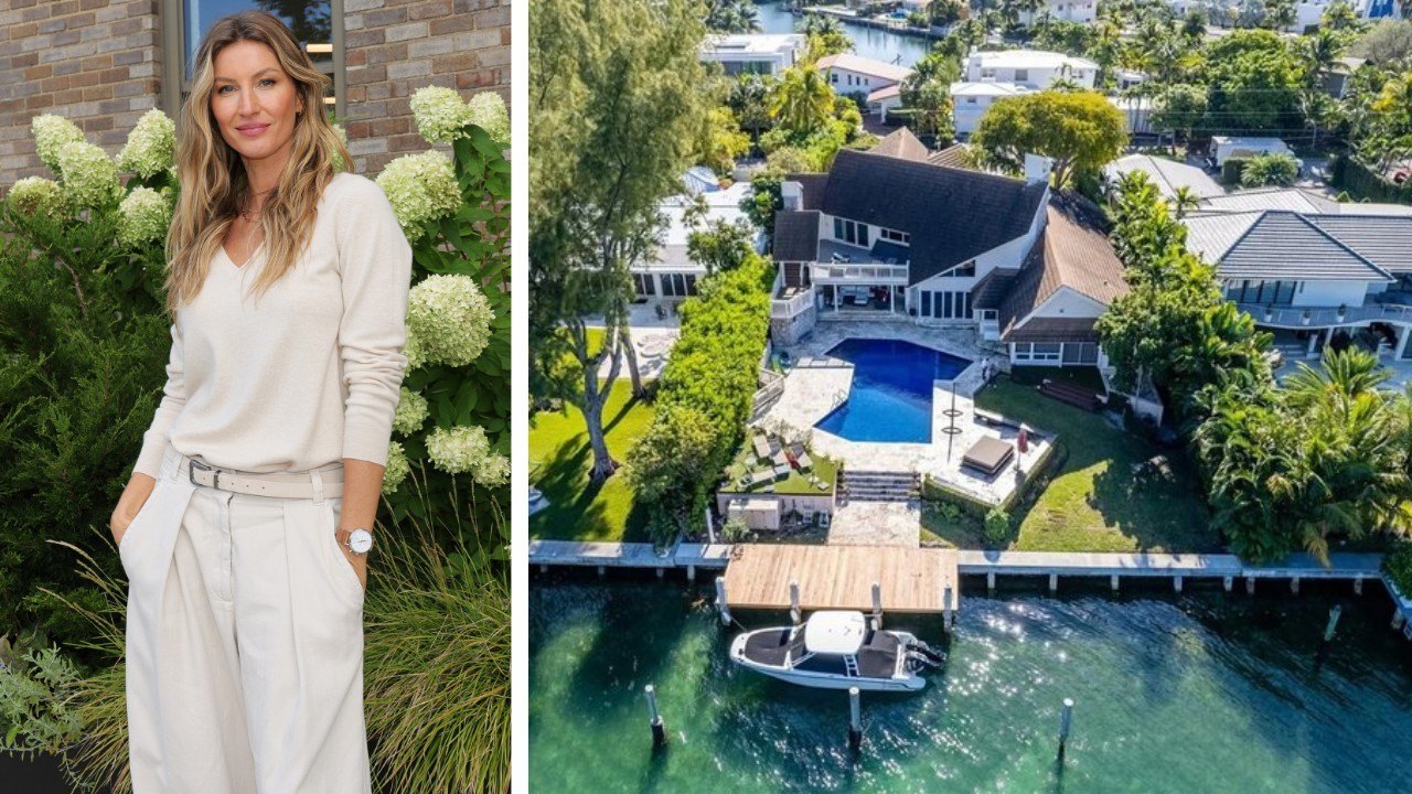 Inside Pregnant Gisele Bundchen's 11.5 Million Miami Mansion Where She