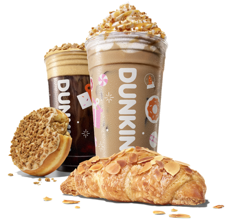 Dunkin' 2025 holiday menu New lattes, croissants, and more delights