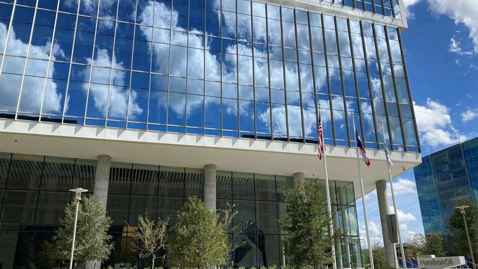 Marathon Oil's headquarters in CityCentre as seen in a 2021 photo.