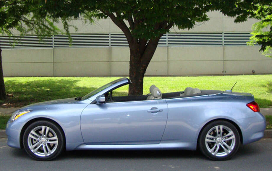 Infiniti Lets G37 Drivers Go San Antonio Express News The 2010 Infiniti G37 Convertible Was Designed To Look As Good With Top Up