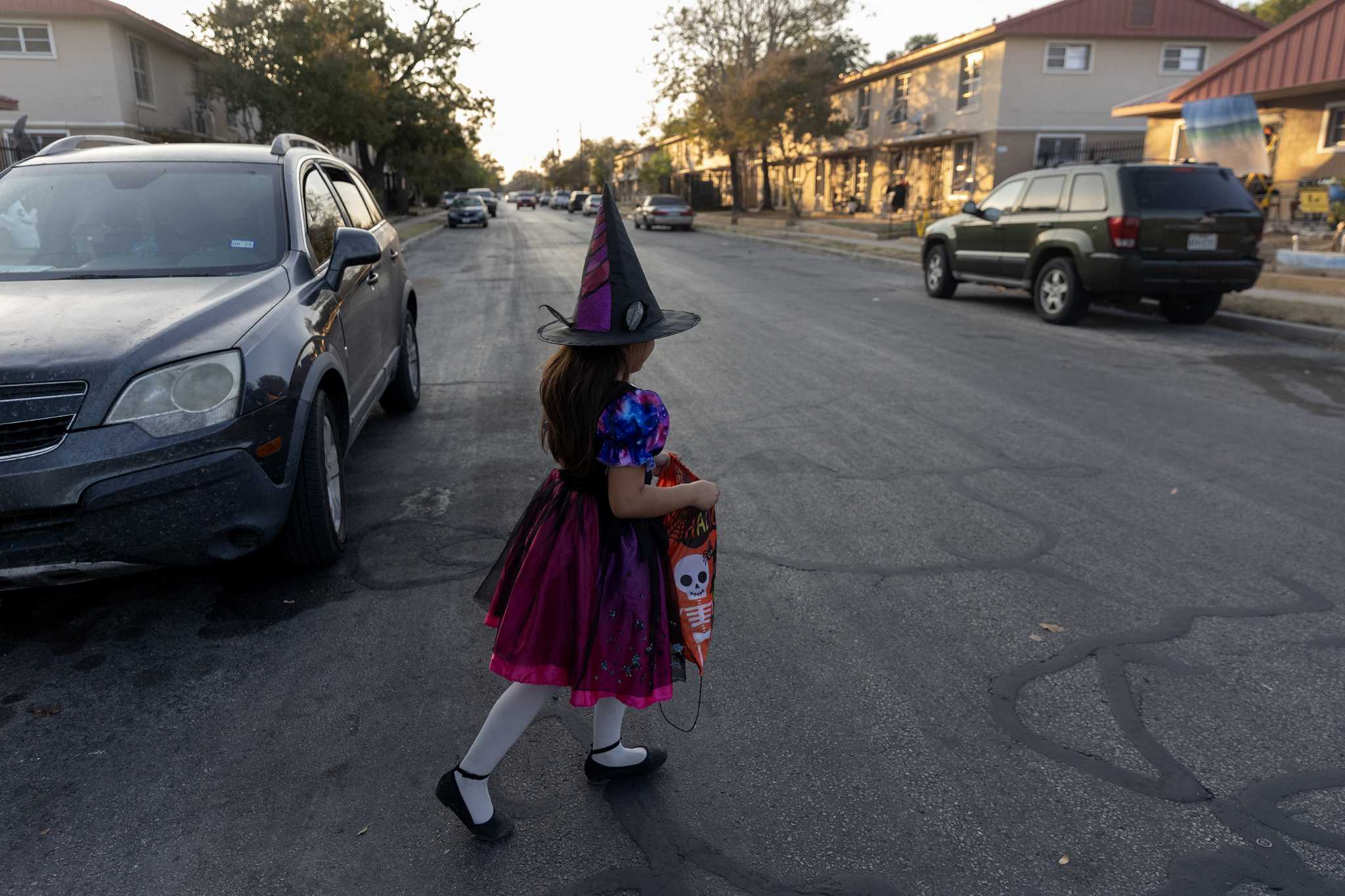 The San Antonio Police Department is warning drivers to travel safely and watch out for children and families throughout the Halloween weekend.