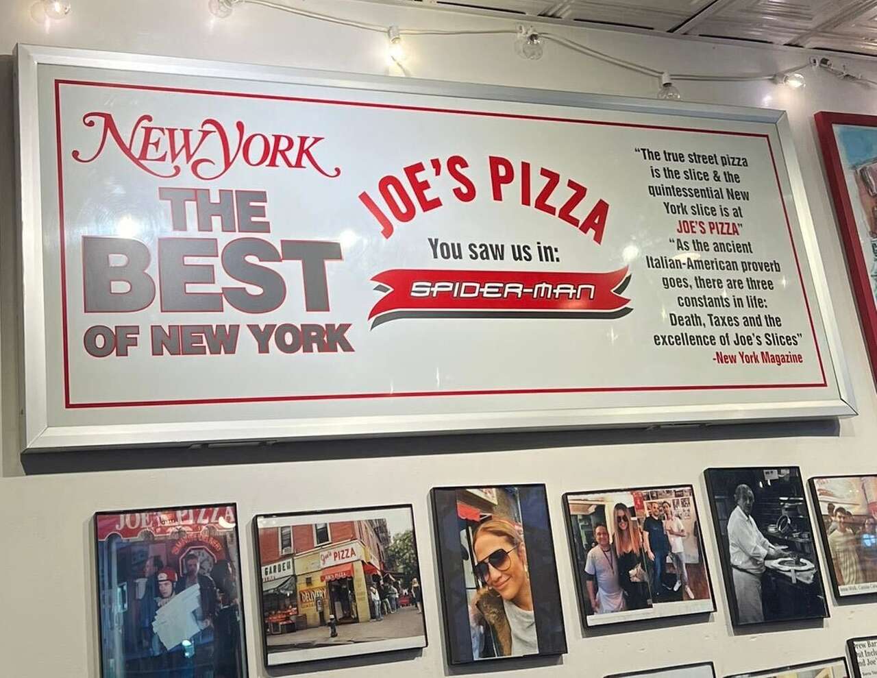 Joe's Pizza is one of the most well-known pizza shops in New York. And it was good.