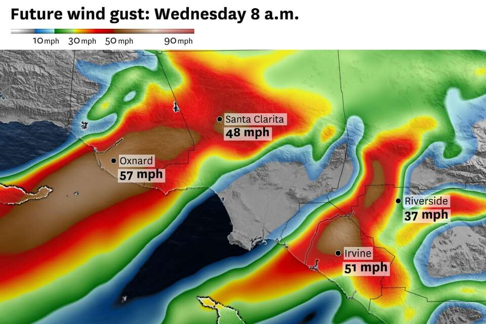 Powerful Santa Ana winds threaten California with severe fire danger