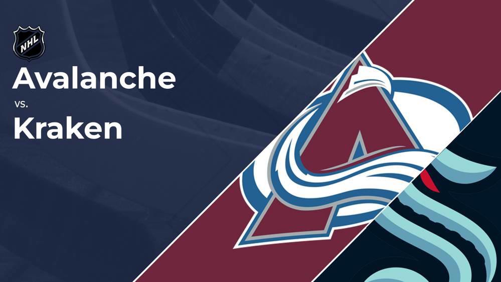 Live Stream & TV Channel for Kraken vs. Avalanche, Nov. 5