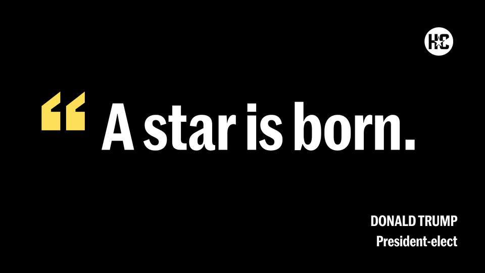 A star is born,