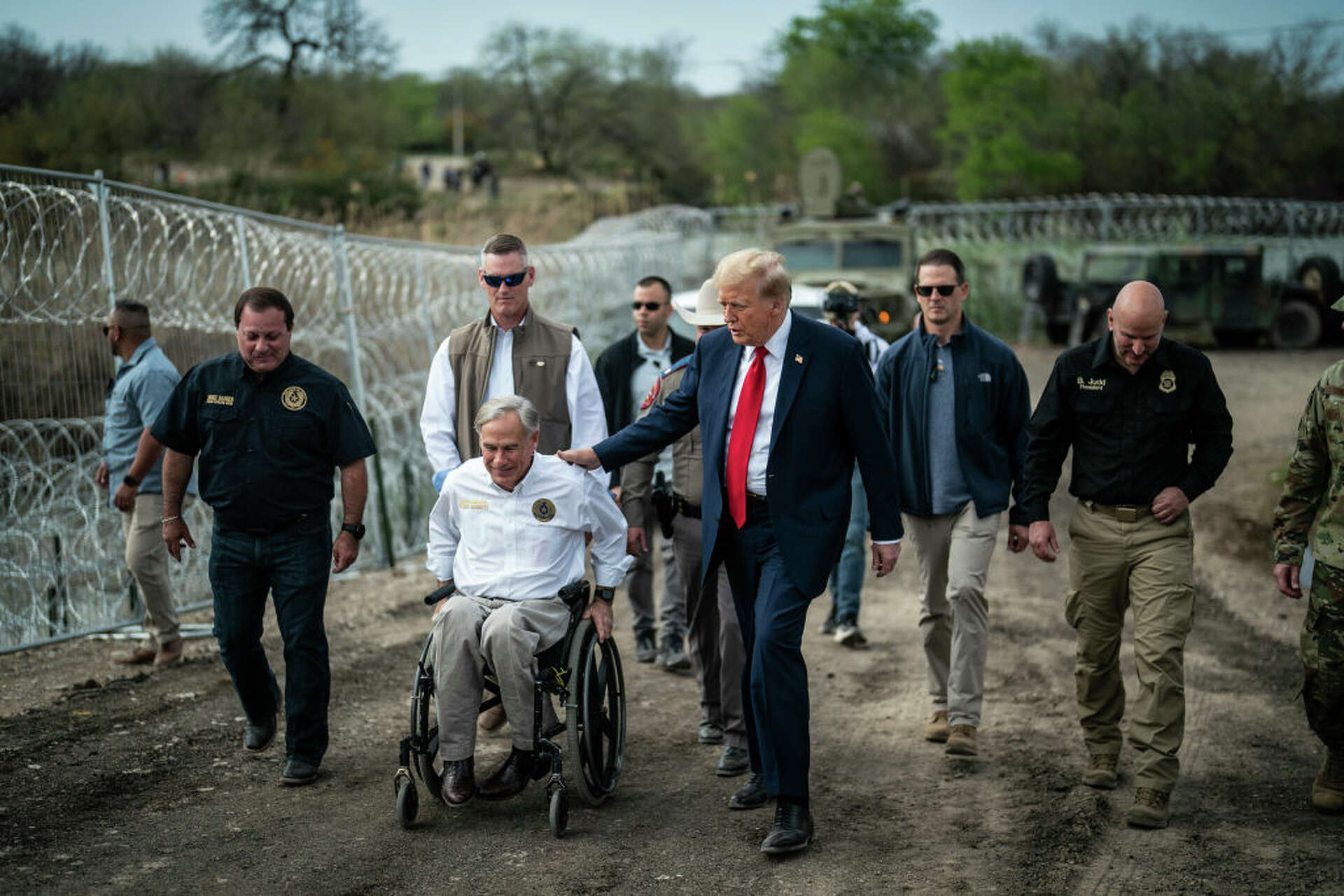 Abbott sends over 400 troops to 'secure' U.S.-Mexico border