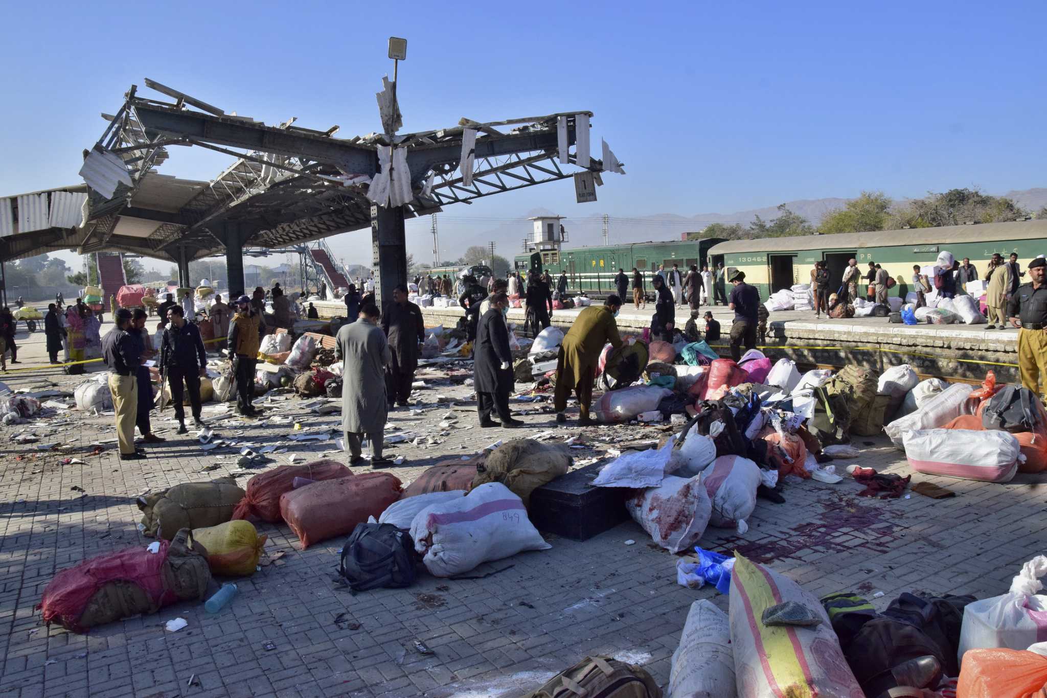 A Powerful Suicide Bombing At A Rail Station In Southwestern Pakistan ...