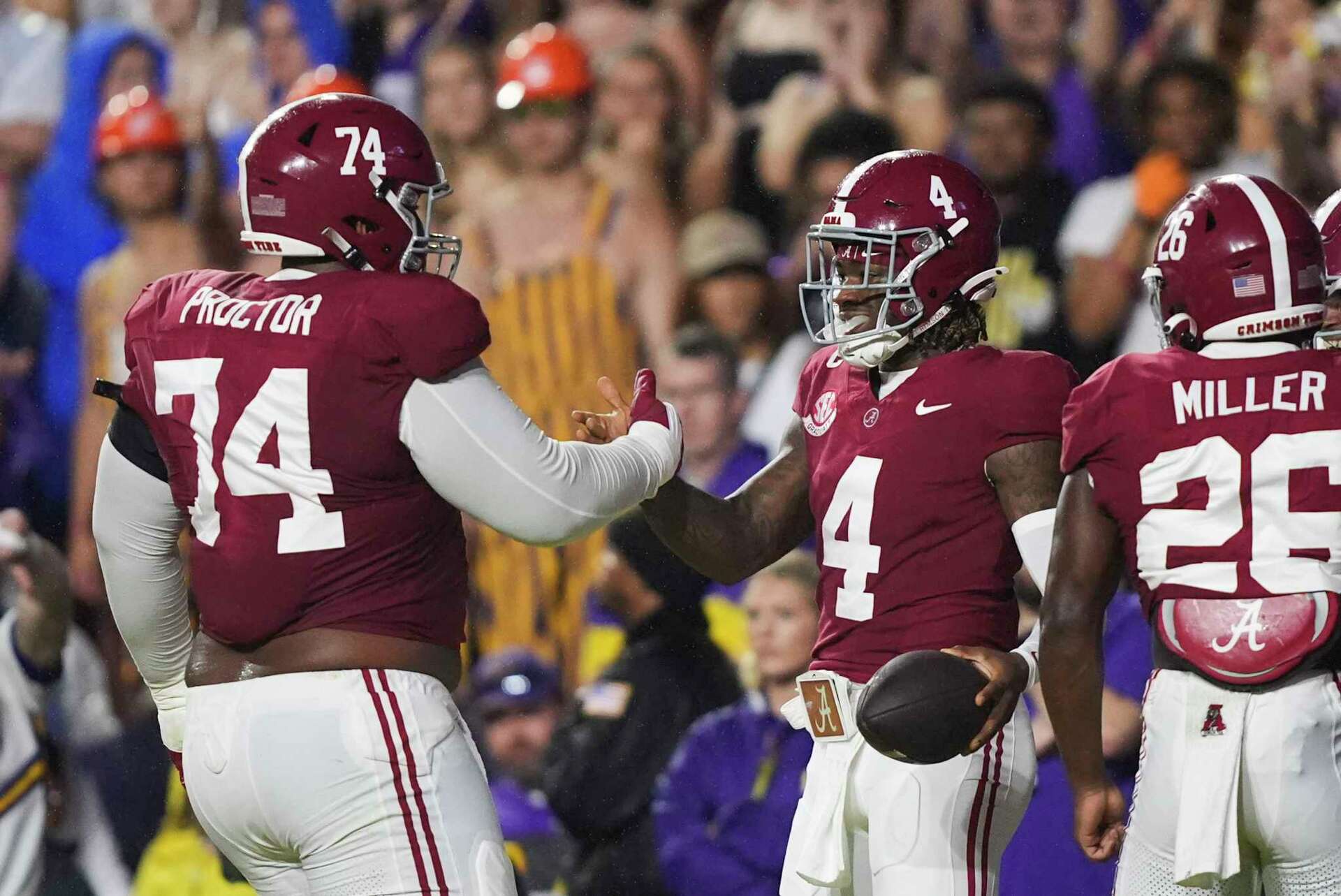 Jalen Milroe Runs For Career-high 185 Yards And 4 TDs As No. 11 Alabama ...