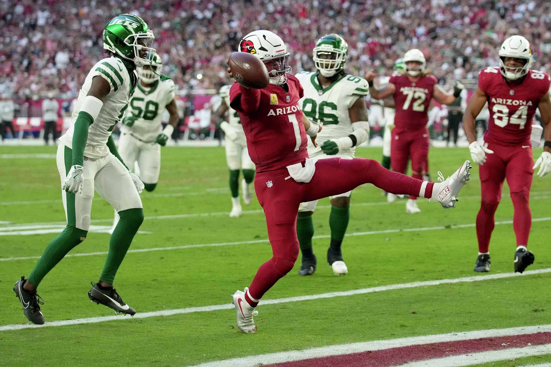 Brilliant Performance By Kyler Murray Leads Cardinals Over Jets 31-6 ...