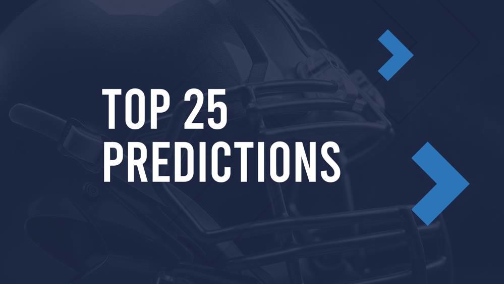 Top 25 College Football Predictions for Week 12