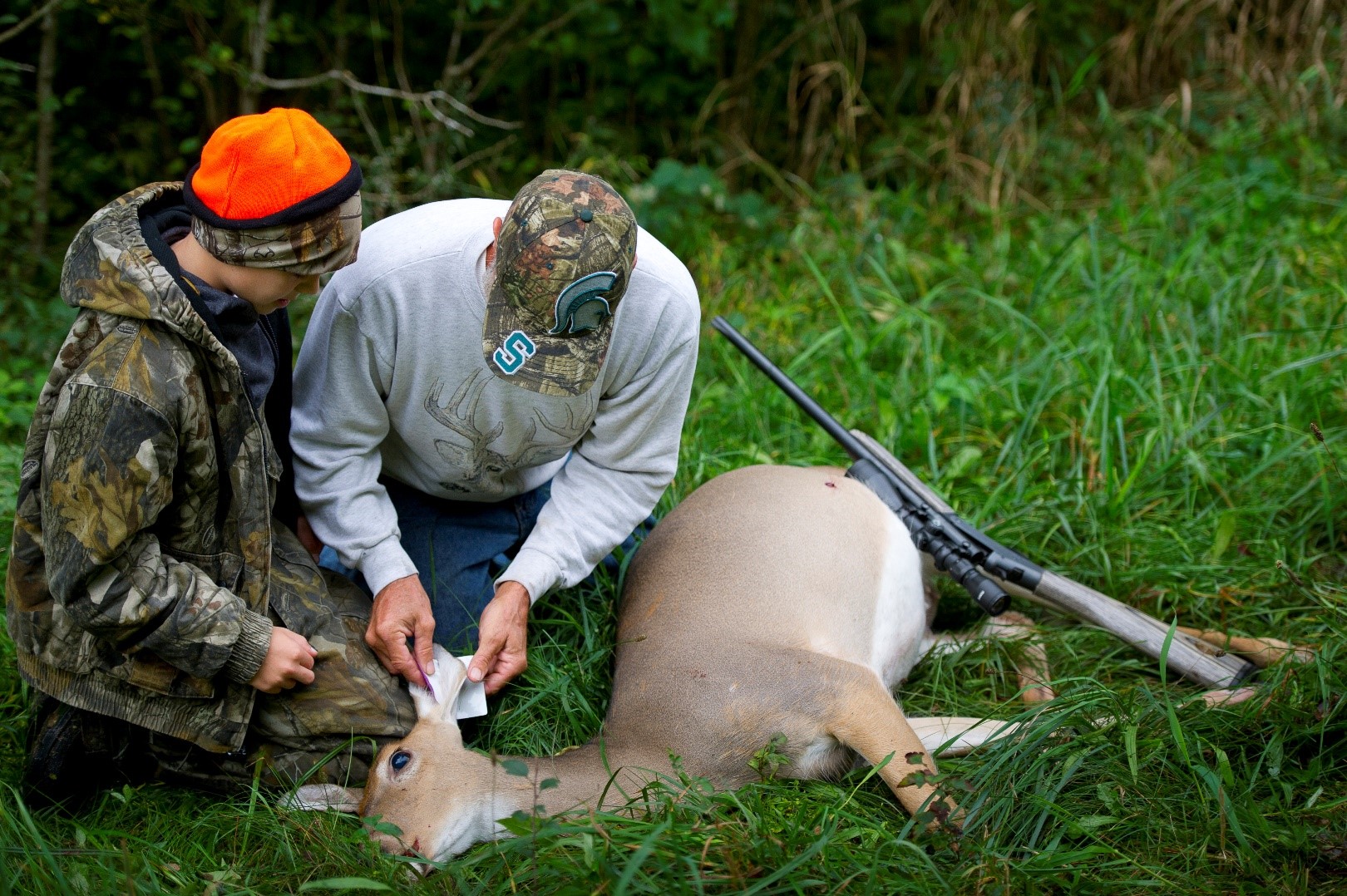 HuronManistee National Forest hunters with safety tips