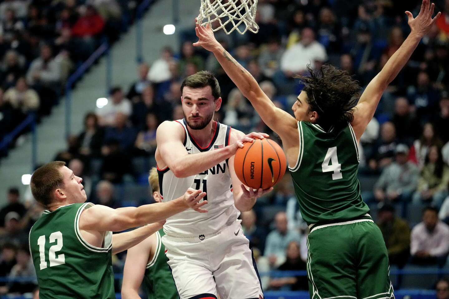 Alex Karaban, Liam McNeeley Lead UConn Men's Basketball Rout