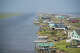 Houses line the Intracoastal Waterway in Sargent