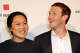 Mark Zuckerberg and Priscilla Chan arrive for the presentation of the first Axel Springer Award on Feb. 25, 2016, in Berlin, Germany.
