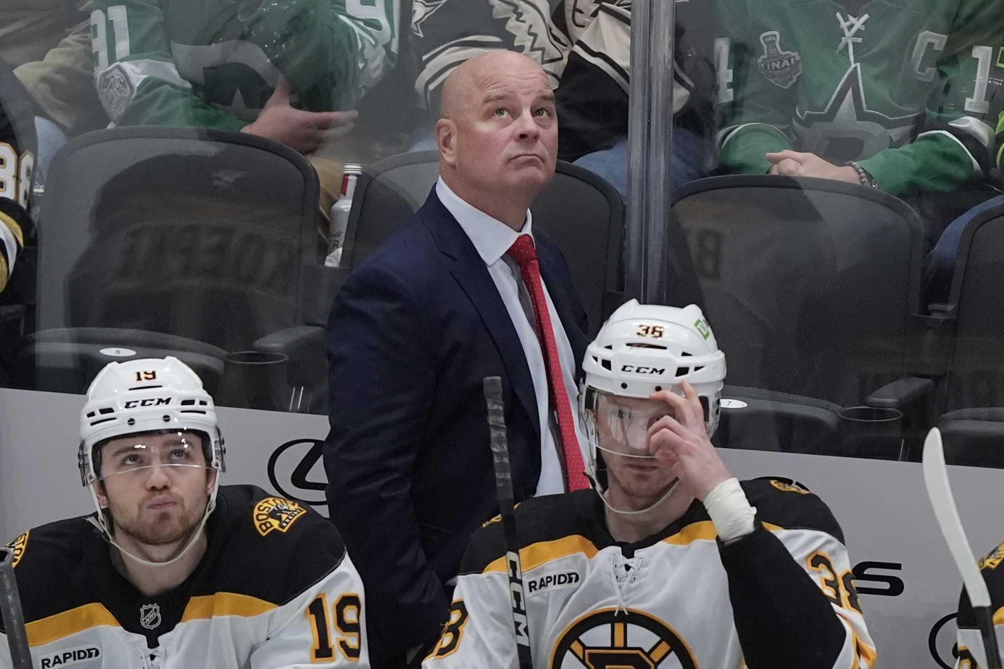 Bruins Fire Coach Jim Montgomery After Slow Start In Regular Season ...