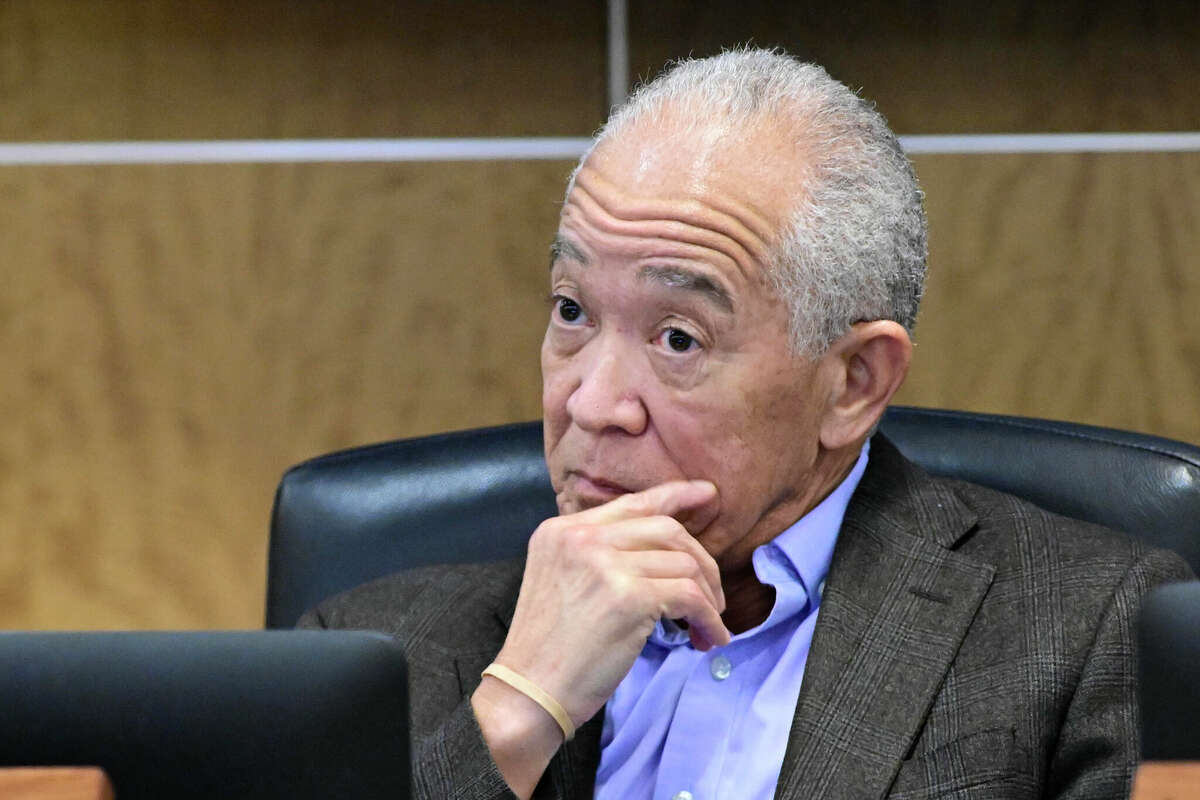 HISD Superintendent Mike Miles during the HISD Board Meeting on November 14, 2024 at Hattie Mae White Educational Support Center in Houston, Texas.