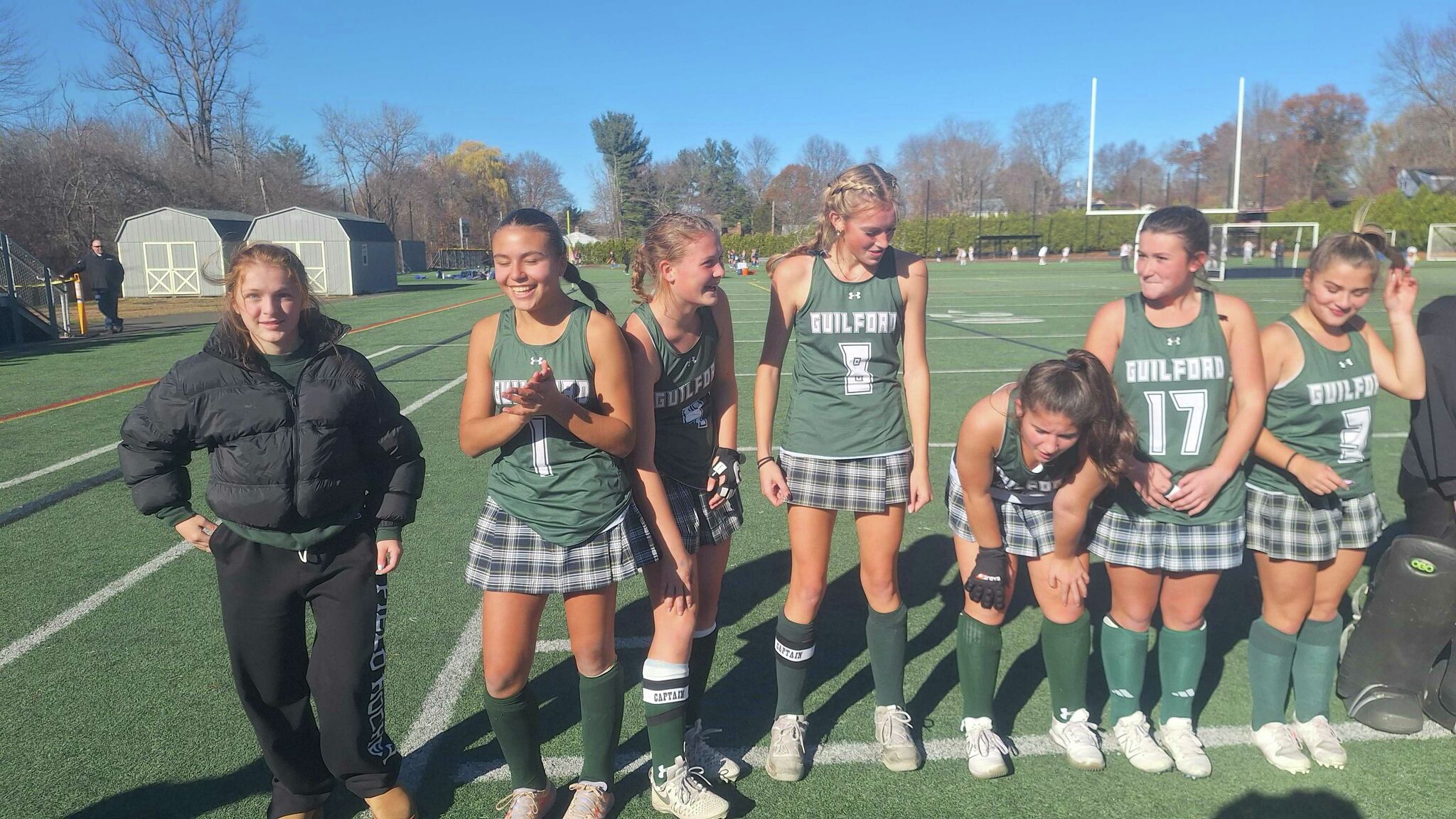 Guilford High School field hockey beats Branford in double overtime for Class M crown with Ward goal