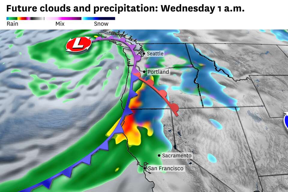 Atmospheric river forecast: NorCal now targeted for significant rain